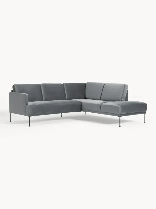 Westwing Collection Sofá rinconera de terciopelo Fluente^ Sofás Rinconeras|Sofás