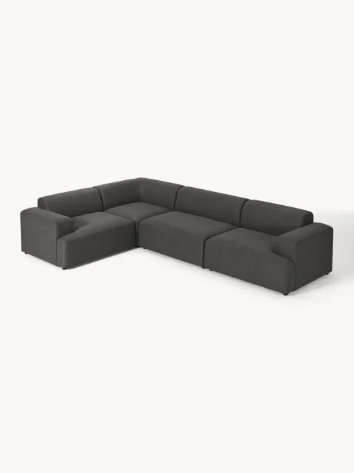 Westwing Collection Sofá rinconera grande Melva (4 plazas)