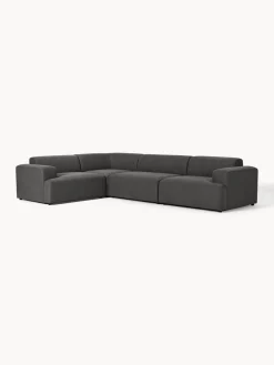 Westwing Collection Sofá rinconera grande Melva (4 plazas)