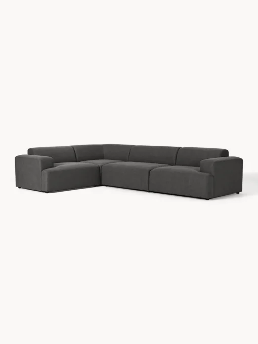 Westwing Collection Sofá rinconera grande Melva (4 plazas)