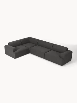 Westwing Collection Sofá rinconera grande Melva (4 plazas)