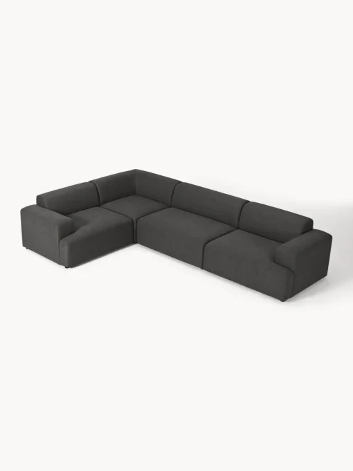 Westwing Collection Sofá rinconera grande Melva (4 plazas)