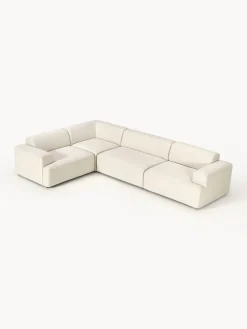 Westwing Collection Sofá rinconera grande Melva (4 plazas)