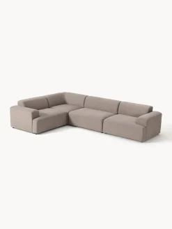Westwing Collection Sofá rinconera grande Melva (4 plazas)
