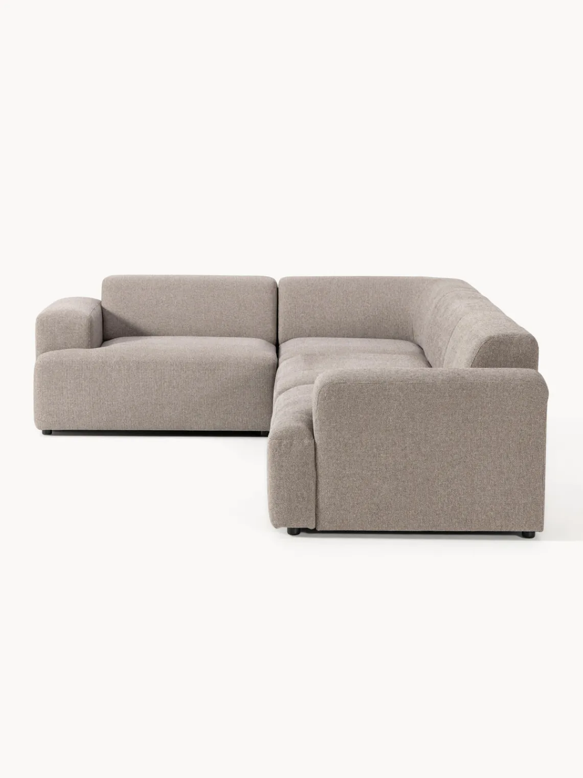Westwing Collection Sofá rinconera grande Melva (4 plazas)