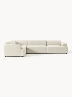 Westwing Collection Sofá rinconera grande Melva (4 plazas)