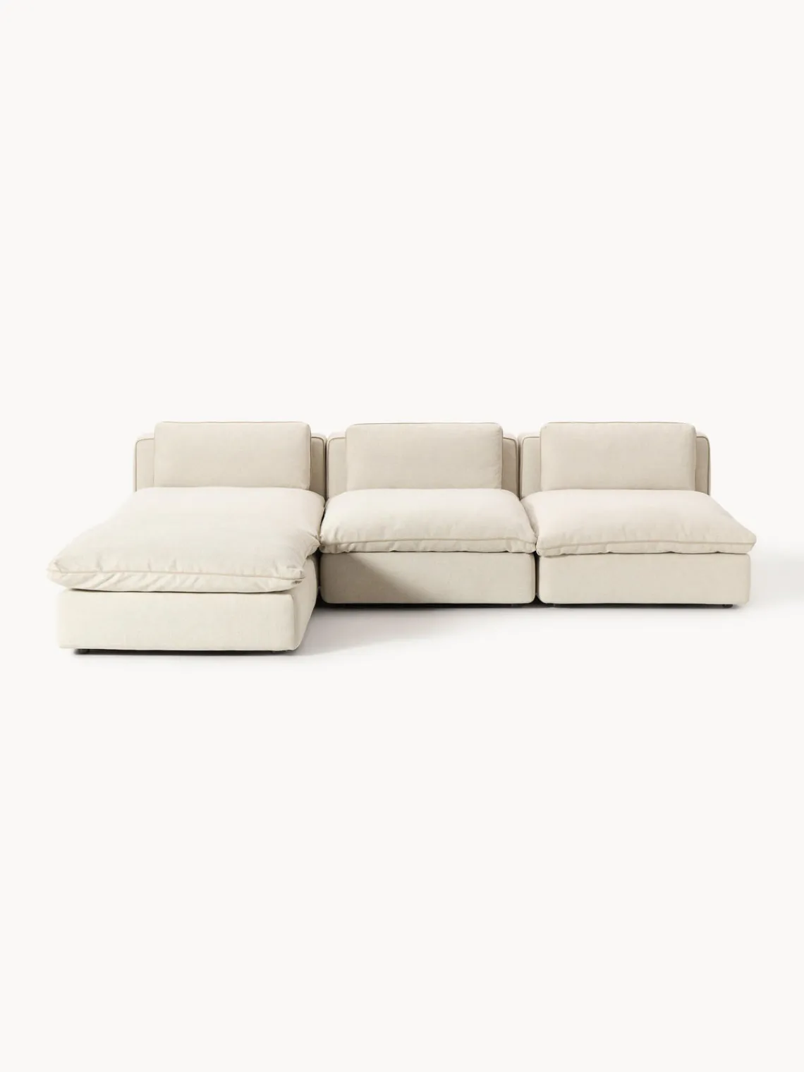 Westwing Collection Sofá rinconera grande modular con reposapiés Felix^ Sofás Rinconeras|Sofás