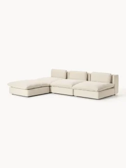 Westwing Collection Sofá rinconera grande modular con reposapiés Felix^ Sofás Rinconeras|Sofás