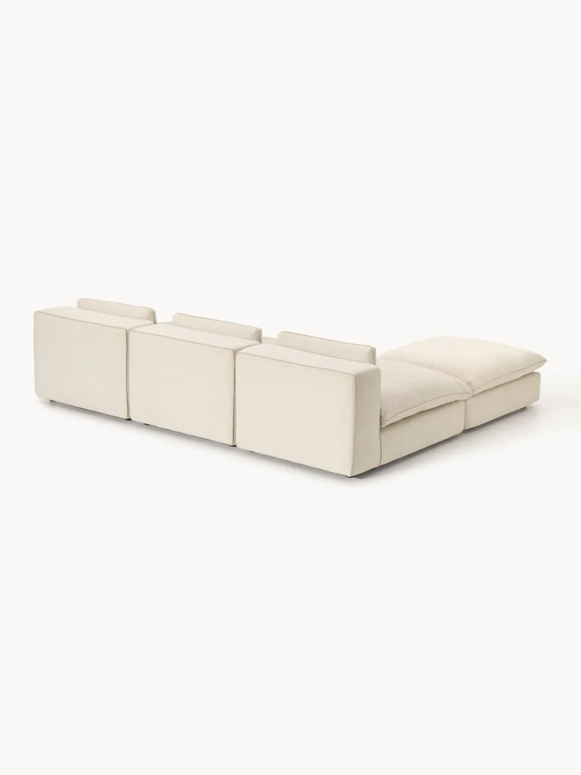 Westwing Collection Sofá rinconera grande modular con reposapiés Felix^ Sofás Rinconeras|Sofás