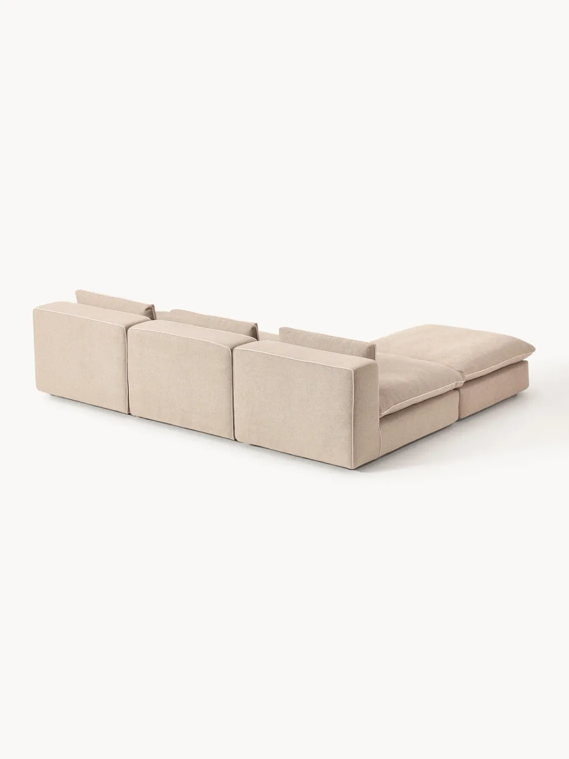 Westwing Collection Sofá rinconera grande modular con reposapiés Felix^ Sofás Rinconeras|Sofás