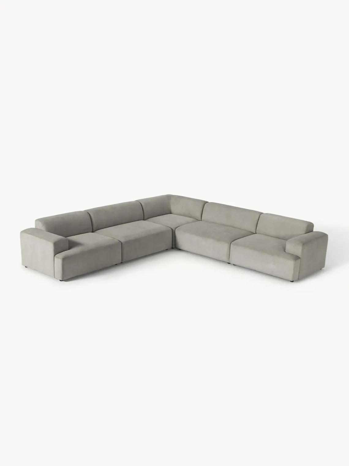 Westwing Collection Sofá rinconera longue grande de pana Melva^ Sofás Rinconeras|Sofás
