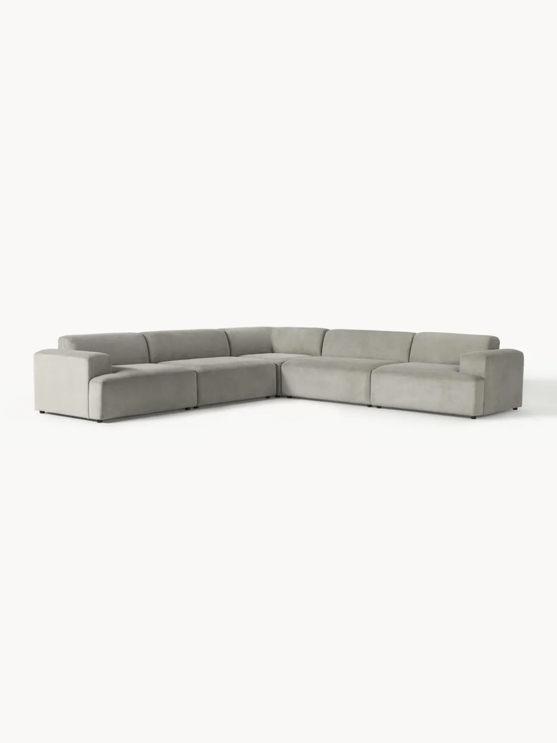 Westwing Collection Sofá rinconera longue grande de pana Melva^ Sofás Rinconeras|Sofás