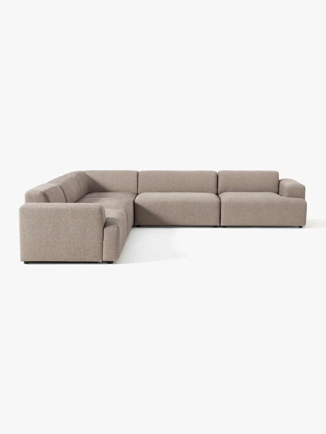 Westwing Collection Sofá rinconera longue grande Melva