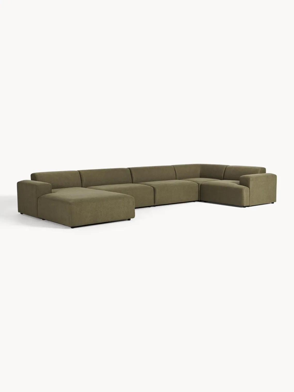 Westwing Collection Sofá rinconera longue grande Melva^ Sofás 4 Plazas