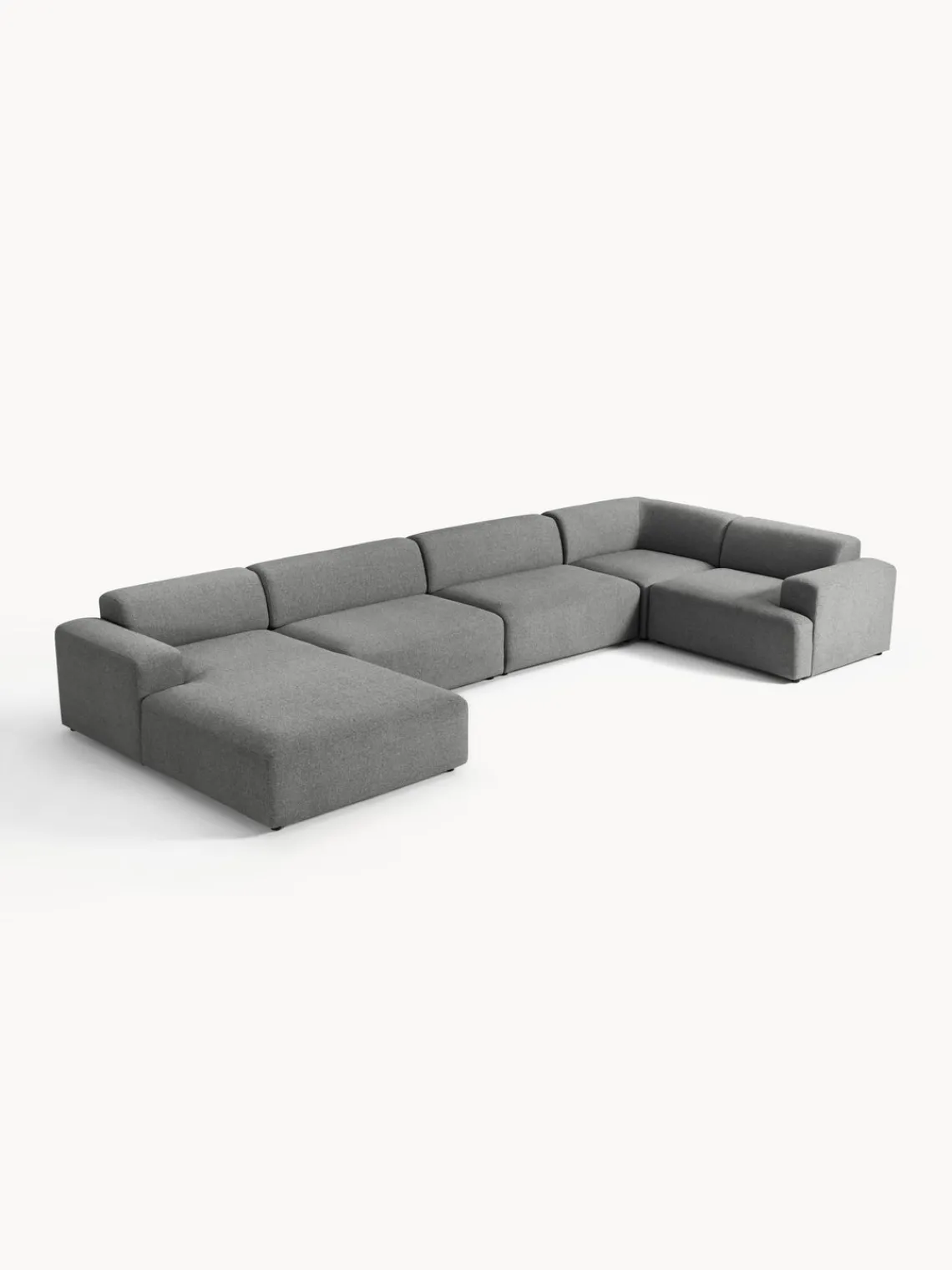 Westwing Collection Sofá rinconera longue grande Melva^ Sofás 4 Plazas