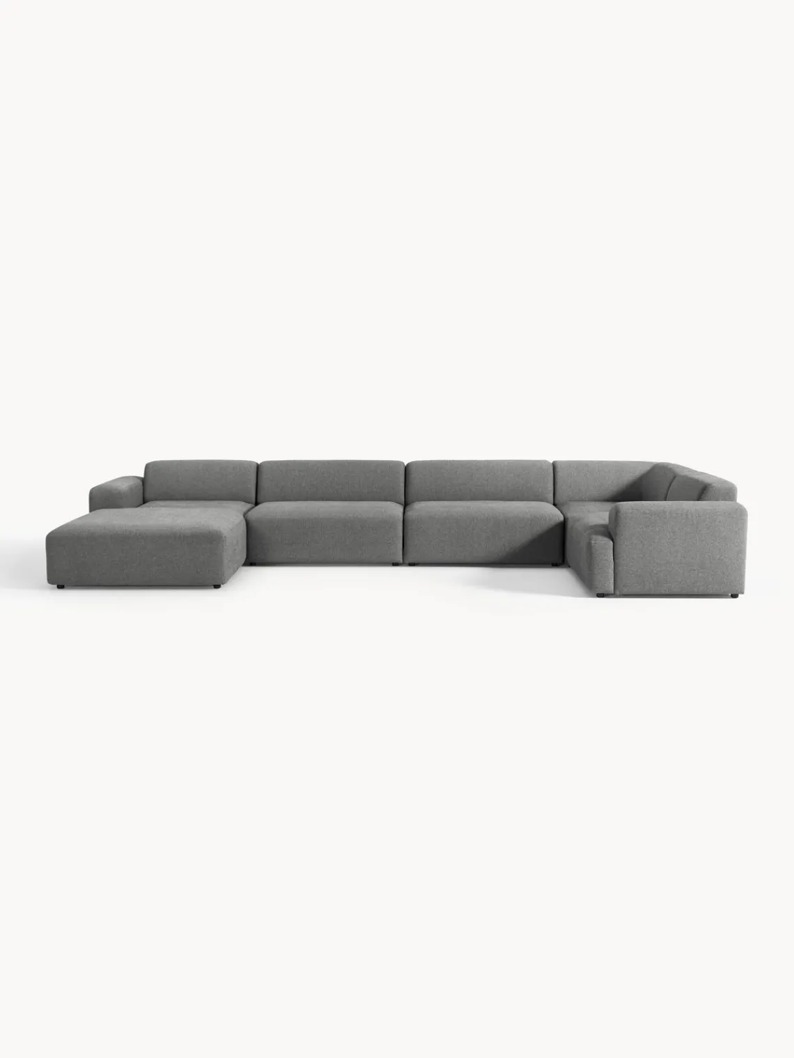 Westwing Collection Sofá rinconera longue grande Melva^ Sofás 4 Plazas