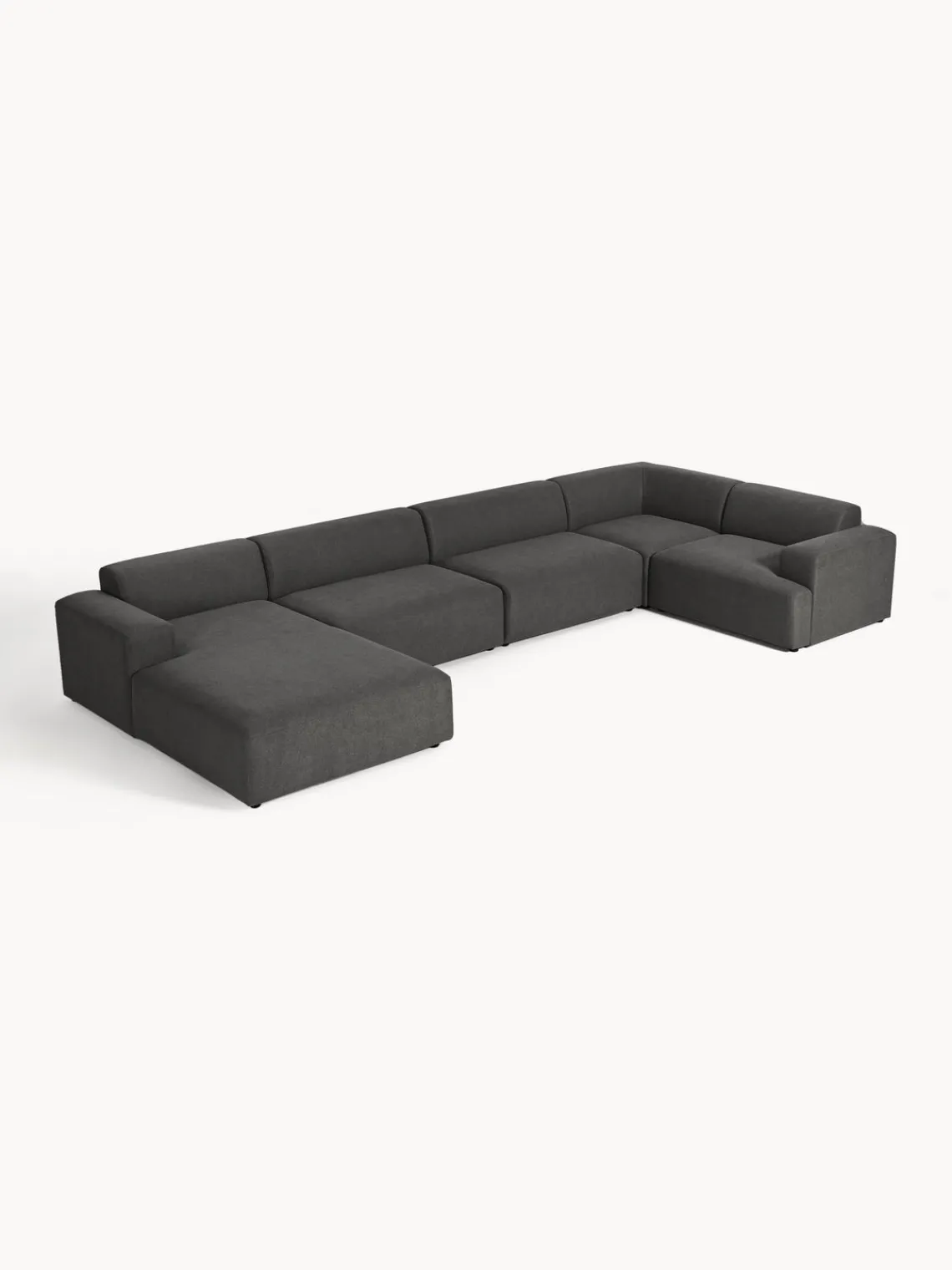 Westwing Collection Sofá rinconera longue grande Melva^ Sofás 4 Plazas