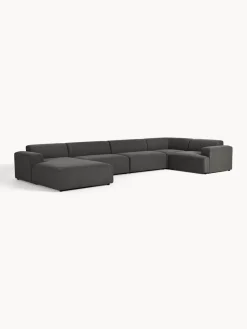 Westwing Collection Sofá rinconera longue grande Melva^ Sofás 4 Plazas