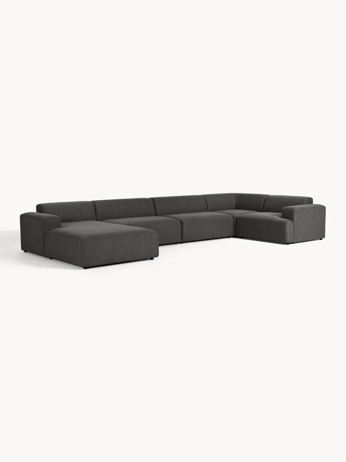 Westwing Collection Sofá rinconera longue grande Melva^ Sofás 4 Plazas