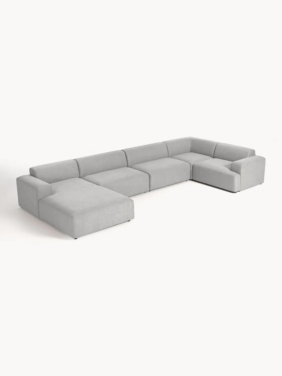 Westwing Collection Sofá rinconera longue grande Melva^ Sofás 4 Plazas