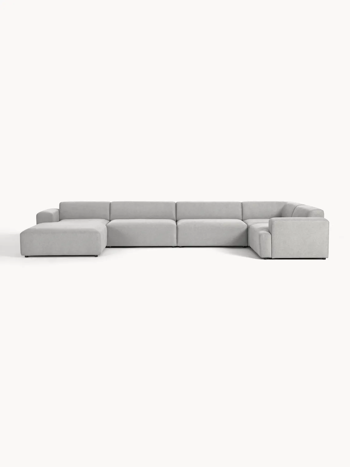 Westwing Collection Sofá rinconera longue grande Melva^ Sofás 4 Plazas