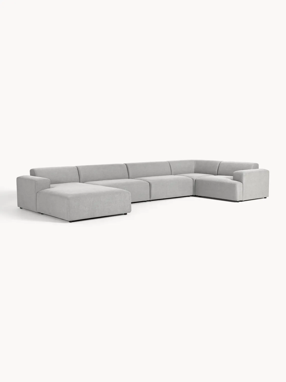 Westwing Collection Sofá rinconera longue grande Melva^ Sofás 4 Plazas