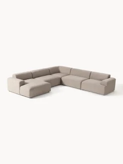 Westwing Collection Sofá rinconera longue Melva^ Sofás 4 Plazas