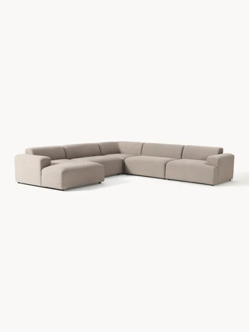 Westwing Collection Sofá rinconera longue Melva^ Sofás 4 Plazas