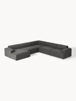 Westwing Collection Sofá rinconera longue Melva^ Sofás 4 Plazas