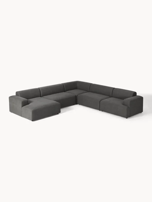 Westwing Collection Sofá rinconera longue Melva^ Sofás 4 Plazas