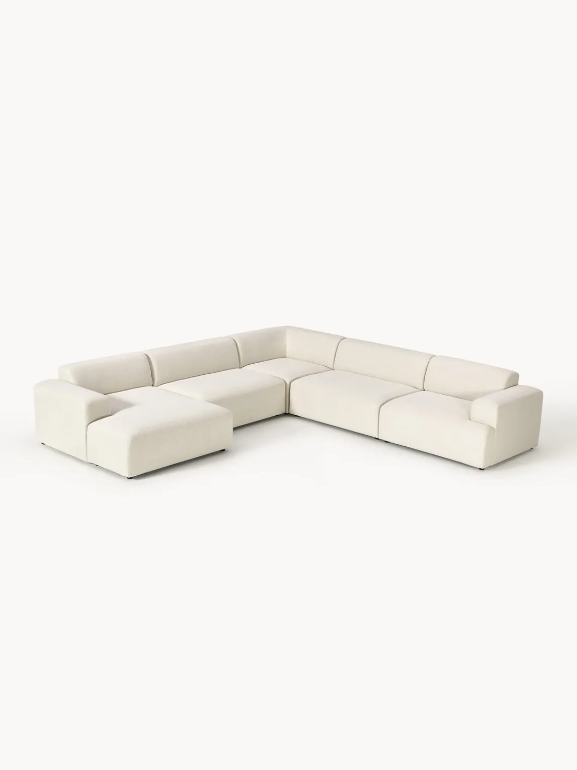 Westwing Collection Sofá rinconera longue Melva