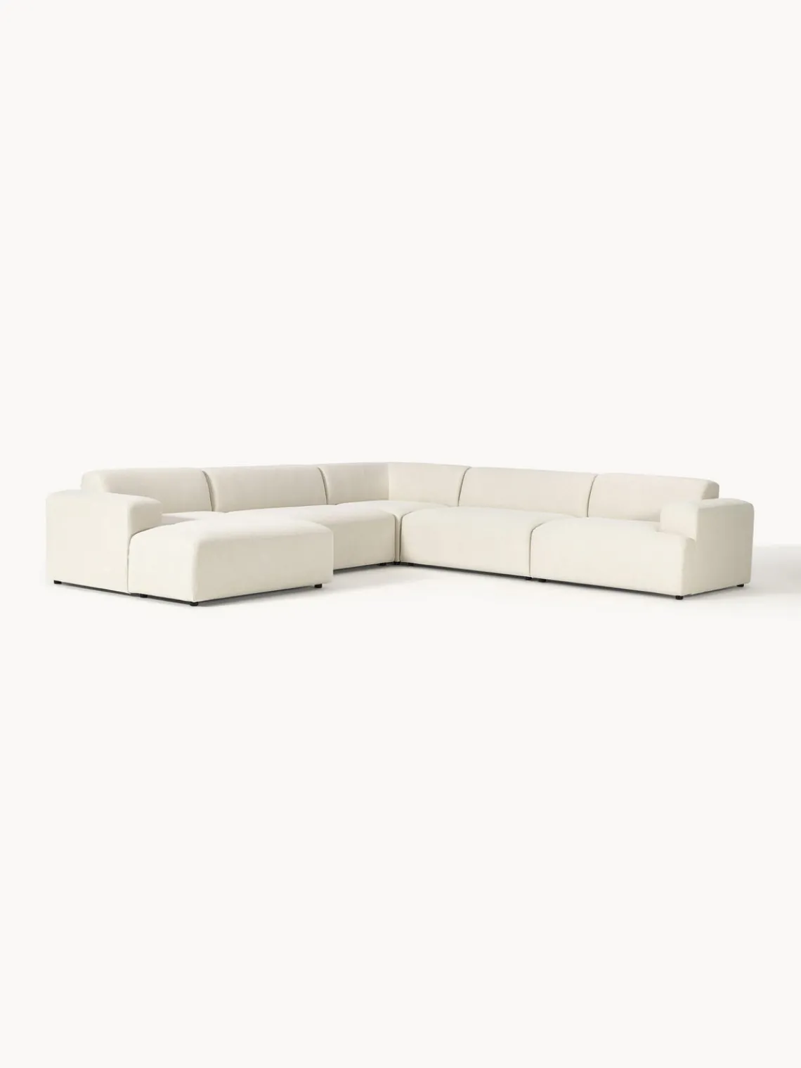 Westwing Collection Sofá rinconera longue Melva