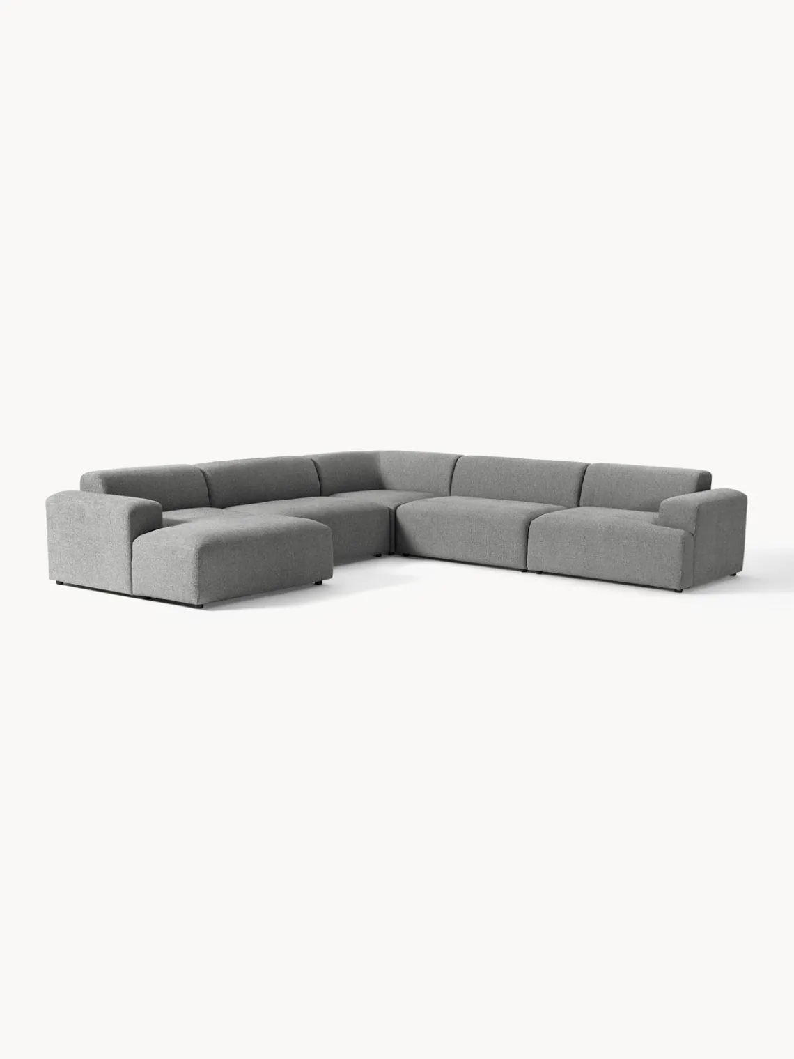 Westwing Collection Sofá rinconera longue Melva