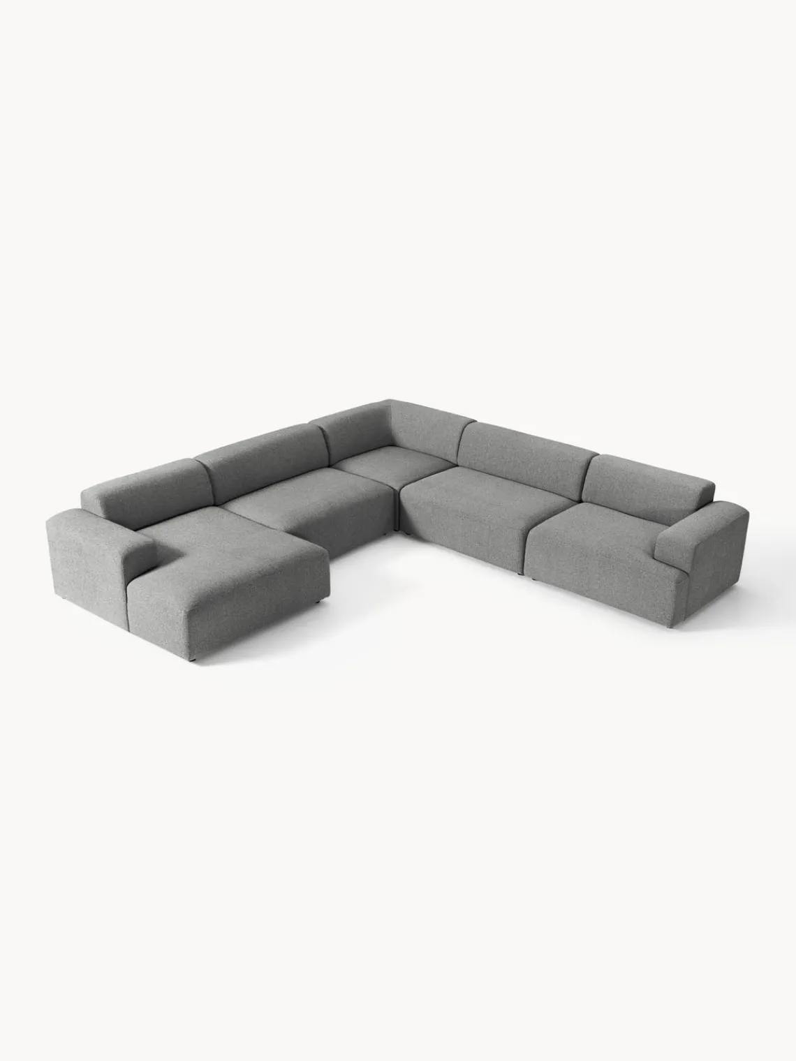 Westwing Collection Sofá rinconera longue Melva