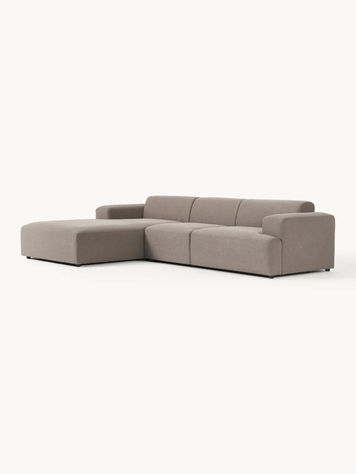 Westwing Collection Sofá rinconera Melva (4 plazas)