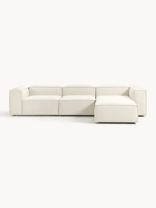 Westwing Collection Sofá rinconera modular con reposapiés izquierdo/derecho Lennon (4 plazas)^ Sofás 4 Plazas|Sofás