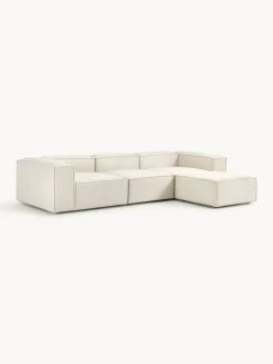 Westwing Collection Sofá rinconera modular con reposapiés izquierdo/derecho Lennon (4 plazas)^ Sofás 4 Plazas|Sofás