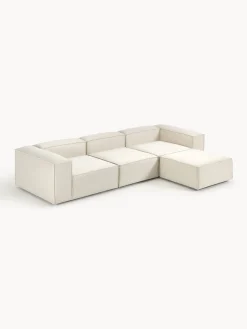 Westwing Collection Sofá rinconera modular con reposapiés izquierdo/derecho Lennon (4 plazas)^ Sofás 4 Plazas|Sofás