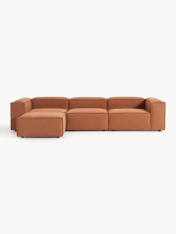 Westwing Collection Sofá rinconera modular con reposapiés izquierdo/derecho Lennon (4 plazas)^ Sofás 4 Plazas|Sofás