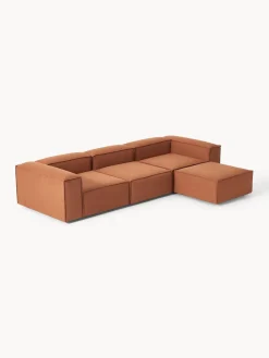 Westwing Collection Sofá rinconera modular con reposapiés izquierdo/derecho Lennon (4 plazas)^ Sofás 4 Plazas|Sofás