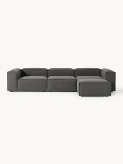 Westwing Collection Sofá rinconera modular con reposapiés izquierdo/derecho Lennon (4 plazas)^ Sofás 4 Plazas|Sofás