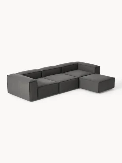 Westwing Collection Sofá rinconera modular con reposapiés izquierdo/derecho Lennon (4 plazas)^ Sofás 4 Plazas|Sofás