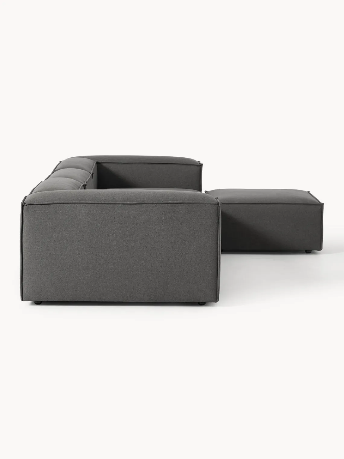 Westwing Collection Sofá rinconera modular con reposapiés izquierdo/derecho Lennon (4 plazas)^ Sofás 4 Plazas|Sofás