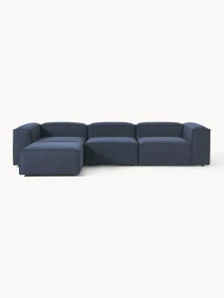 Westwing Collection Sofá rinconera modular con reposapiés izquierdo/derecho Lennon (4 plazas)^ Sofás 4 Plazas|Sofás