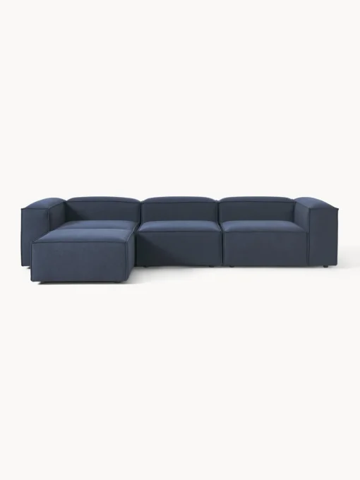 Westwing Collection Sofá rinconera modular con reposapiés izquierdo/derecho Lennon (4 plazas)^ Sofás 4 Plazas|Sofás