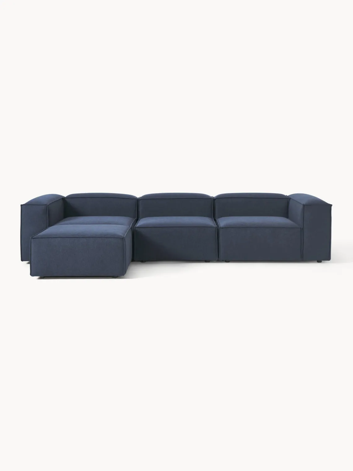 Westwing Collection Sofá rinconera modular con reposapiés izquierdo/derecho Lennon (4 plazas)^ Sofás 4 Plazas|Sofás