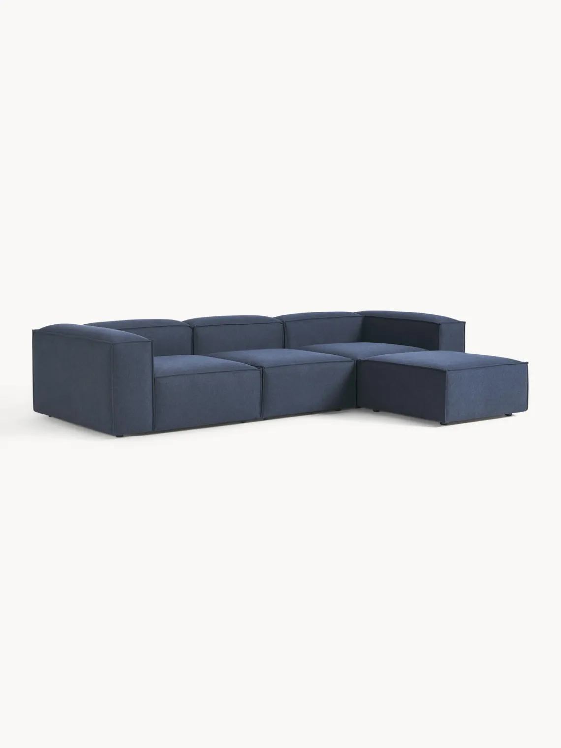 Westwing Collection Sofá rinconera modular con reposapiés izquierdo/derecho Lennon (4 plazas)^ Sofás 4 Plazas|Sofás