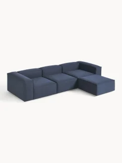 Westwing Collection Sofá rinconera modular con reposapiés izquierdo/derecho Lennon (4 plazas)^ Sofás 4 Plazas|Sofás