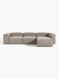Westwing Collection Sofá rinconera modular con reposapiés izquierdo/derecho Lennon (4 plazas)^ Sofás 4 Plazas|Sofás