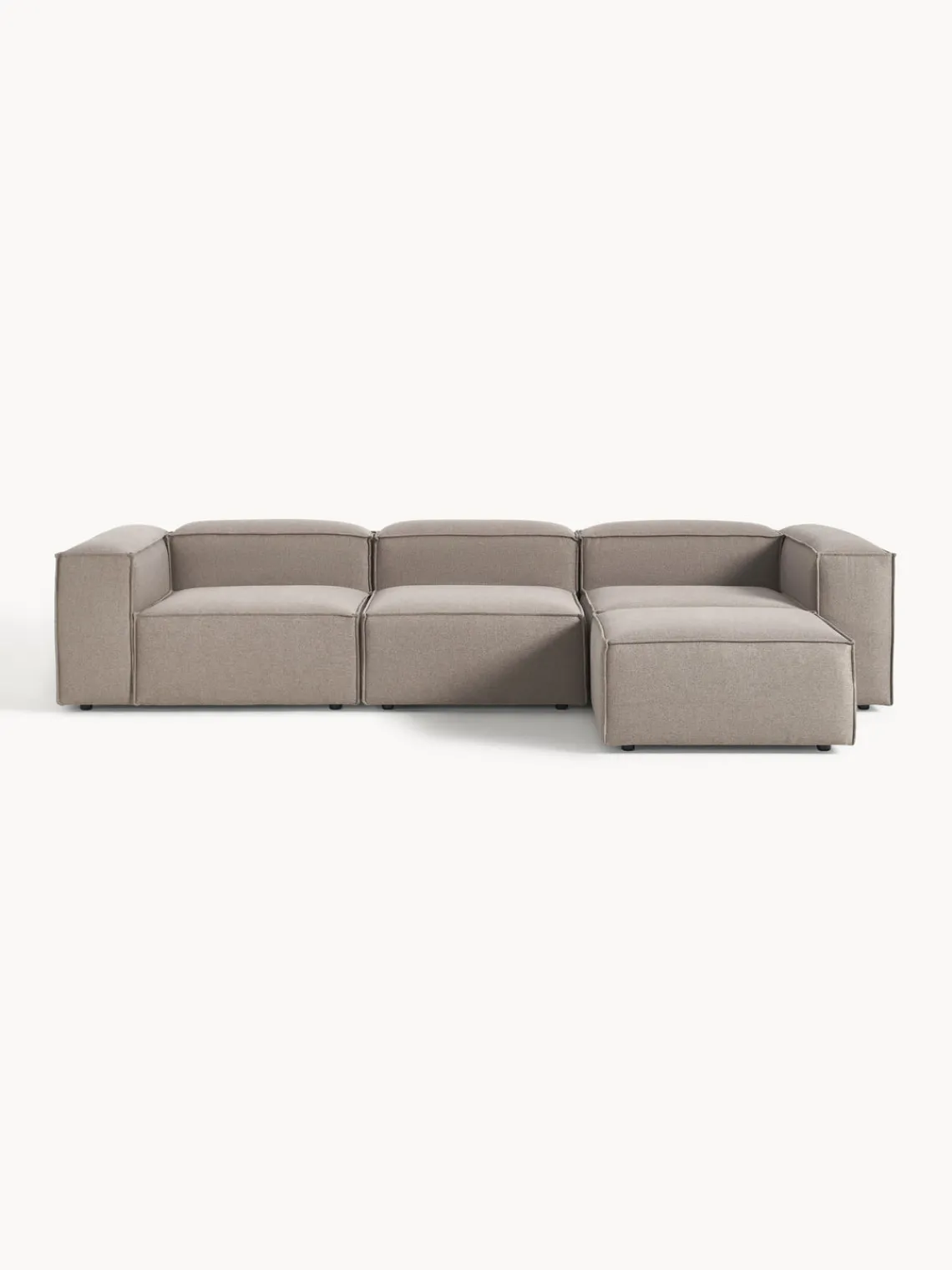 Westwing Collection Sofá rinconera modular con reposapiés izquierdo/derecho Lennon (4 plazas)^ Sofás 4 Plazas|Sofás